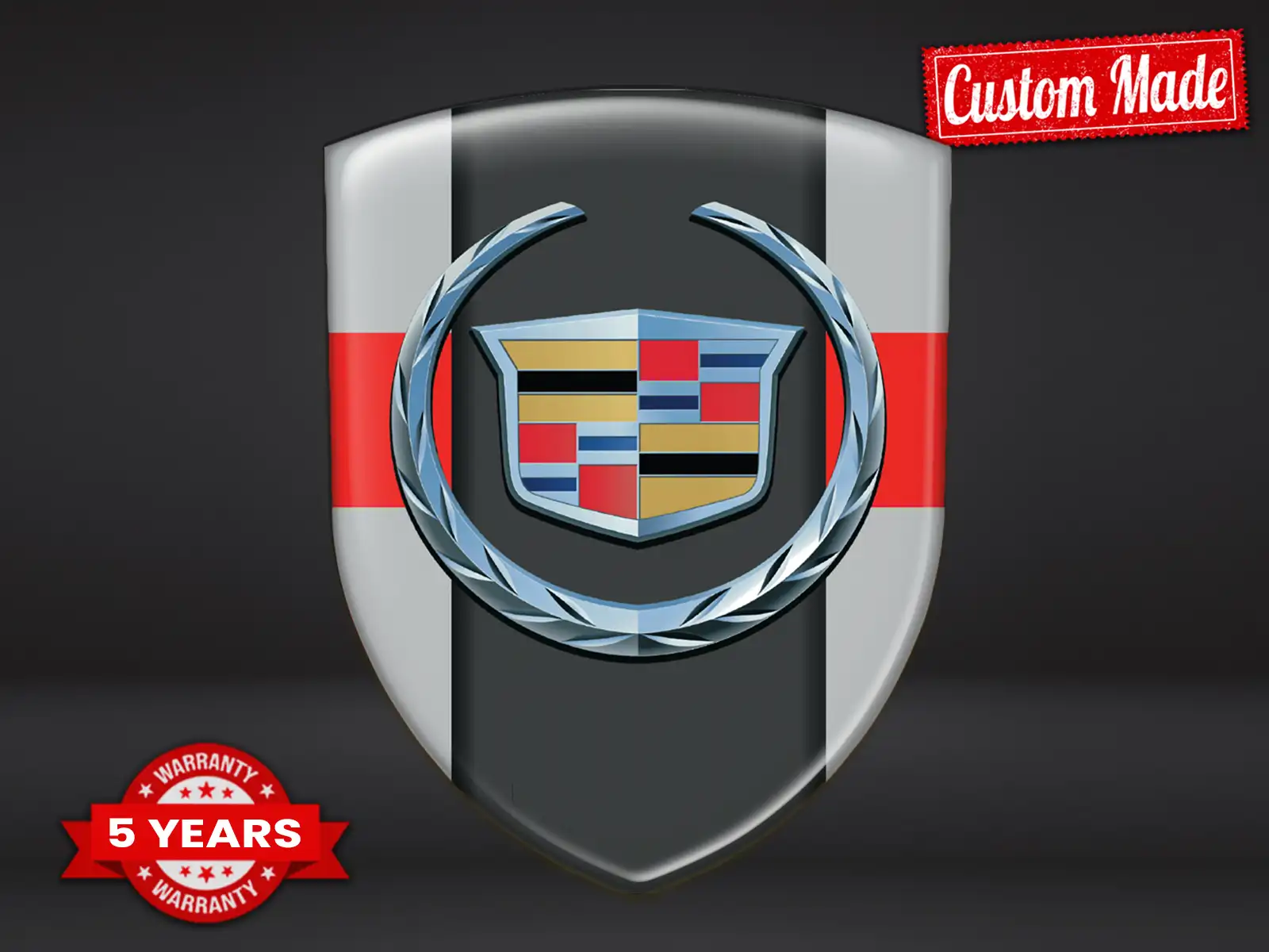Cadillac Badge Auto Personalizzati Design Max Chic Pro Durevoli
